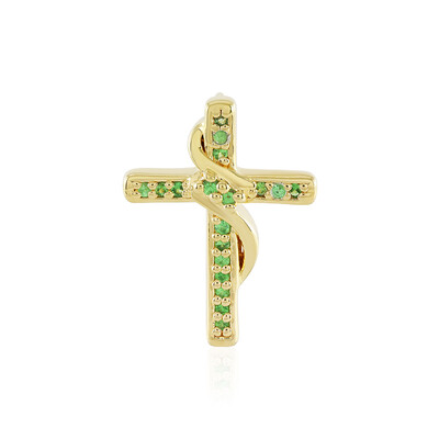 Tsavorite Silver Pendant