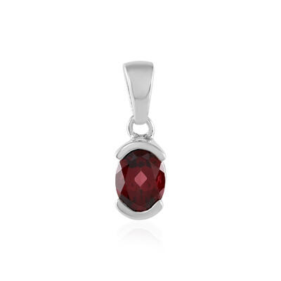 Mozambique Garnet Silver Pendant