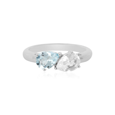 Sky Blue Topaz Silver Ring