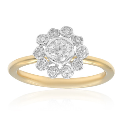 18K VS2 (H) Diamond Gold Ring (CIRARI)