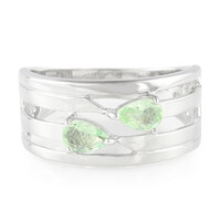 Fancy Tourmaline Silver Ring