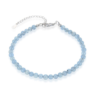 Aquamarine Silver Bracelet