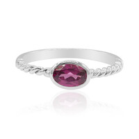 Rhodolite Silver Ring
