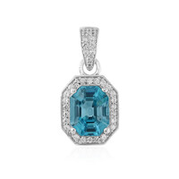 Ratanakiri Zircon Silver Pendant