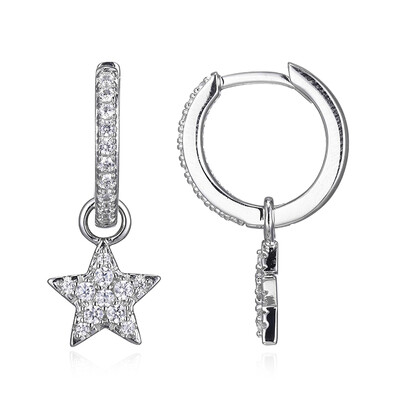 Zircon Silver Earrings