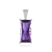 Zambian Amethyst Silver Pendant