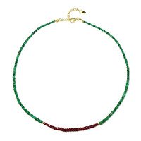 Brazilian Emerald Silver Necklace