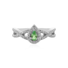 Tsavorite Silver Ring