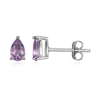 Amethyst Silver Earrings