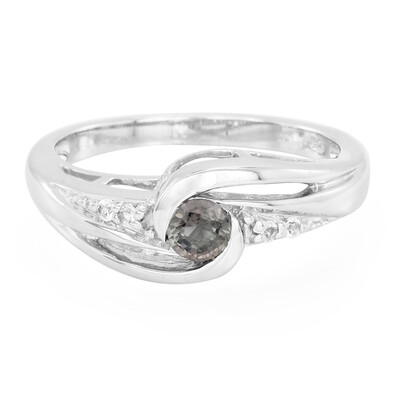 Unheated Colour Change Sapphire Silver Ring