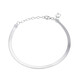 White Topaz Silver Bracelet