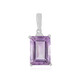 Rose de France Amethyst Silver Pendant