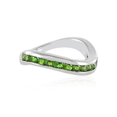 Russian Diopside Silver Ring