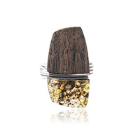 Baltic Amber Silver Ring