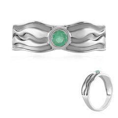 Ethiopian Emerald Silver Ring (SAELOCANA)