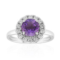 Moroccan Amethyst Silver Ring