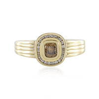 14K SI2 Brown Diamond Gold Ring (de Melo)