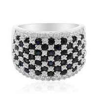 Blue Sapphire Silver Ring