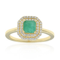 Brazilian Emerald Silver Ring