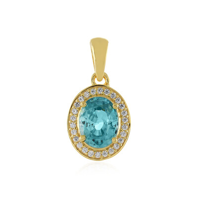 Ratanakiri Zircon Silver Pendant