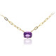 14K Amethyst Gold Necklace (CIRARI)