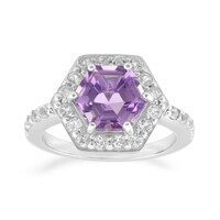 Amethyst Silver Ring