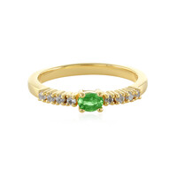 Tsavorite Silver Ring
