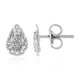 I2 (I) Diamond Silver Earrings