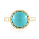 Sleeping Beauty Turquoise Silver Ring (Faszination Türkis)