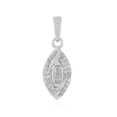 I1 (I) Diamond Silver Pendant