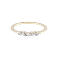 9K SI1 (H) Diamond Gold Ring