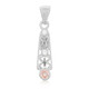 Padparadscha Sapphire Silver Pendant