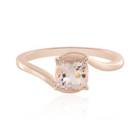 Morganite Silver Ring