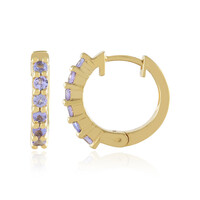 Tanzanite Silver Earrings