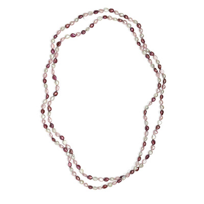 Freshwater pearl Silver Necklace (TPC)