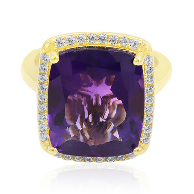 Moroccan Amethyst Silver Ring