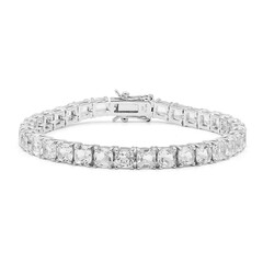 White Topaz Silver Bracelet