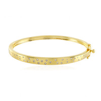 PK (J) Diamond Silver Bangle