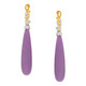 Phosphosiderite Silver Earrings (Gems en Vogue)