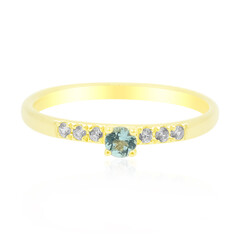9K Nigerian Paraiba Tourmaline Gold Ring