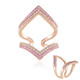 Ceylon Pink Sapphire Silver Ring (Adela Silber)