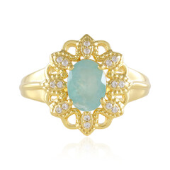 Grandidierite Silver Ring