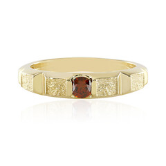 9K I2 Red Diamond Gold Ring (de Melo)