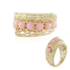 9K Pink Opal Gold Ring (Ornaments by de Melo)