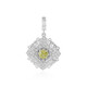 Sphene Silver Pendant