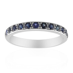 Blue Sapphire Silver Ring