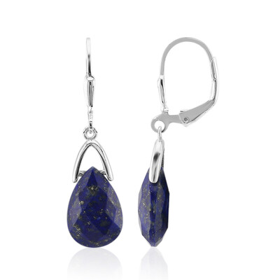 Lapis Lazuli Silver Earrings