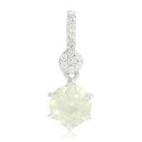 Prehnite Silver Pendant