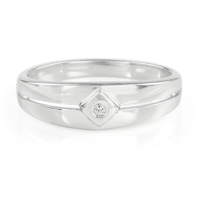 White Topaz Silver Ring