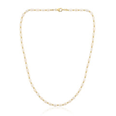 White Freshwater Pearl Silver Necklace